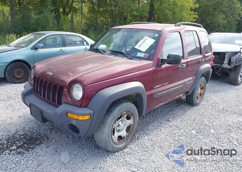 2003 Jeep Liberty Sport из США, поврежденный, VIN 1J4GL48K43W656670
